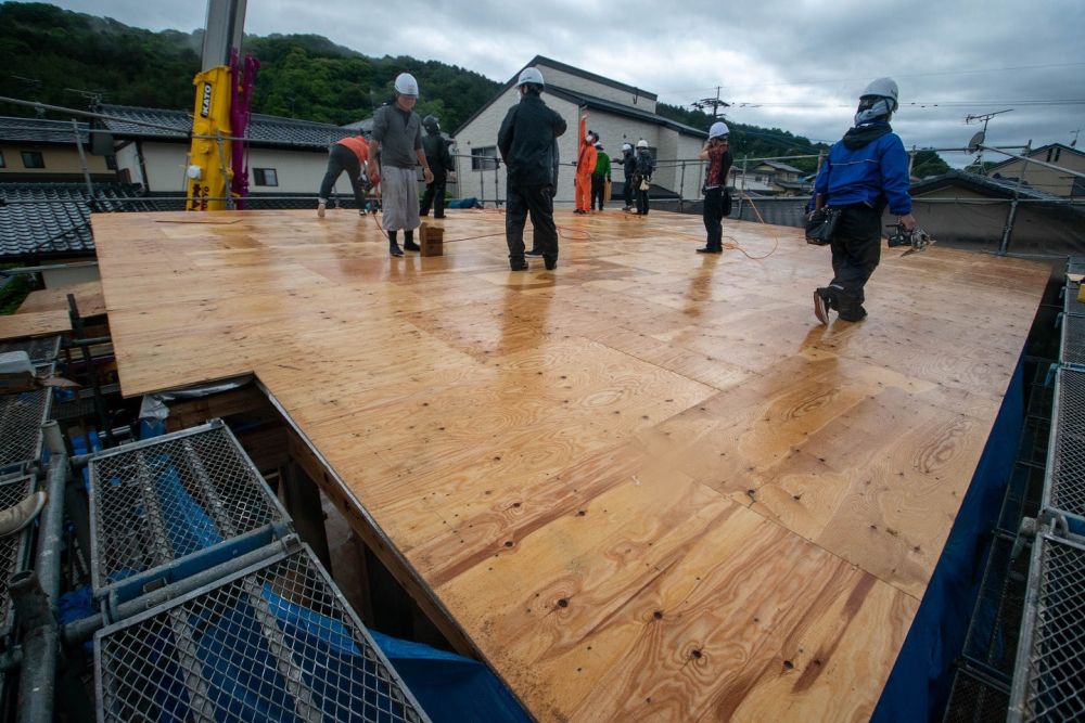 福岡県糟屋郡志免町04　注文住宅建築現場リポート②　～上棟式～