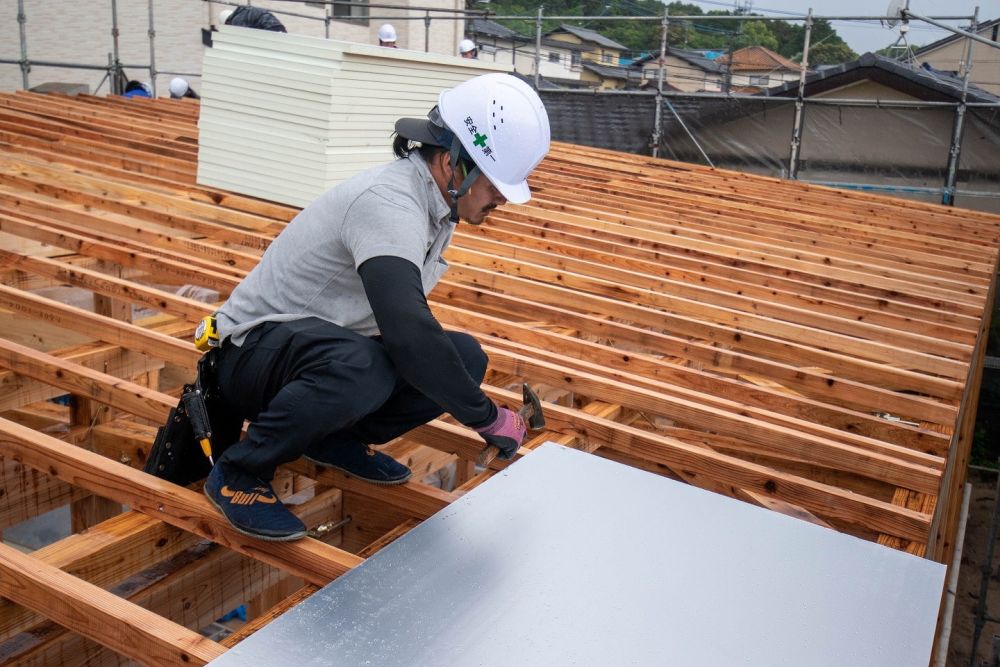 福岡県糟屋郡志免町04　注文住宅建築現場リポート②　～上棟式～