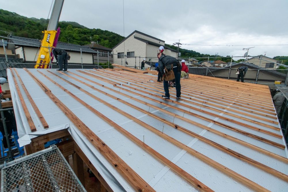 福岡県糟屋郡志免町04　注文住宅建築現場リポート②　～上棟式～