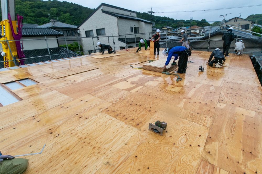 福岡県糟屋郡志免町04　注文住宅建築現場リポート②　～上棟式～