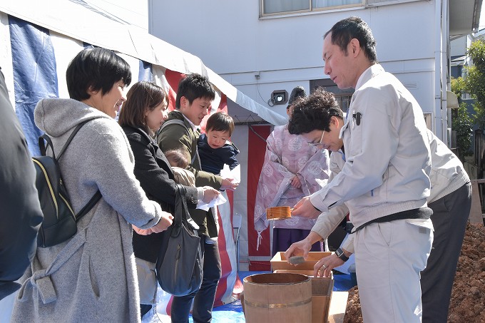 福岡県大野城市01　注文住宅建築現場リポート①　～地鎮祭～