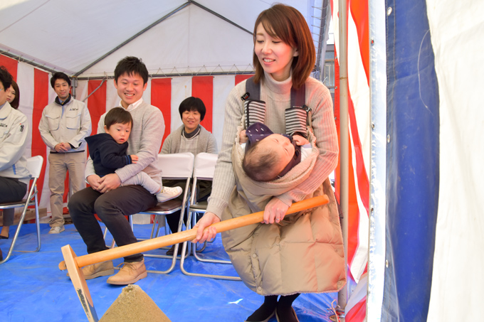 「大野城市01」注文住宅現場リポート①【地鎮祭】