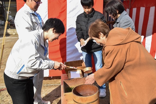 福岡市早良区05　注文住宅建築現場リポート①　～地鎮祭～