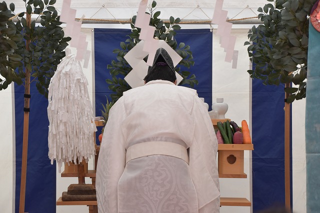 「福岡市南区15」注文住宅現場リポート①【地鎮祭】