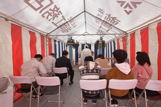 「福岡市南区15」注文住宅現場リポート①【地鎮祭】