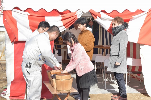 福岡市南区15　注文住宅建築現場リポート①　～地鎮祭～