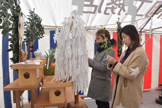 福岡市南区15　注文住宅建築現場リポート①　～地鎮祭～