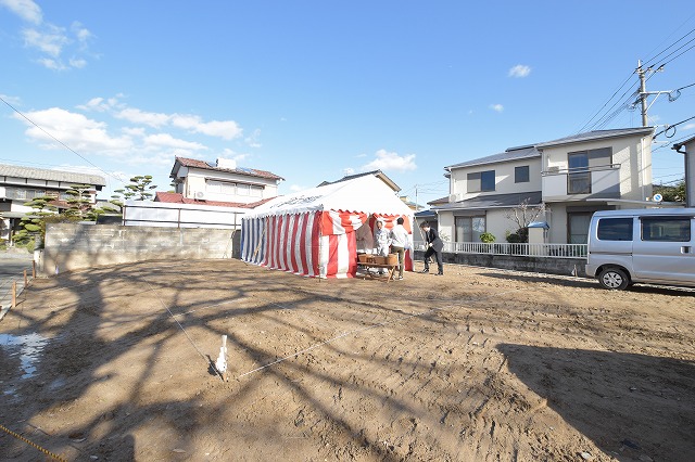 福岡市南区15　注文住宅建築現場リポート①　～地鎮祭～