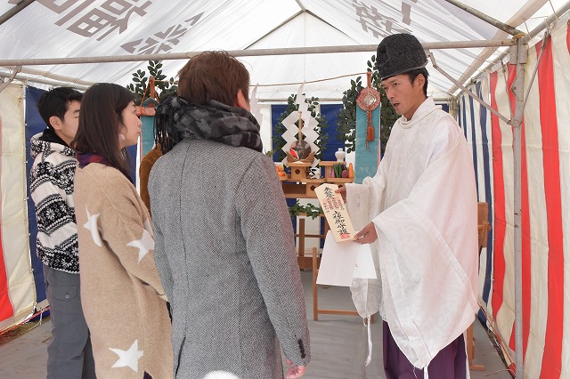 福岡市南区15　注文住宅建築現場リポート①　～地鎮祭～