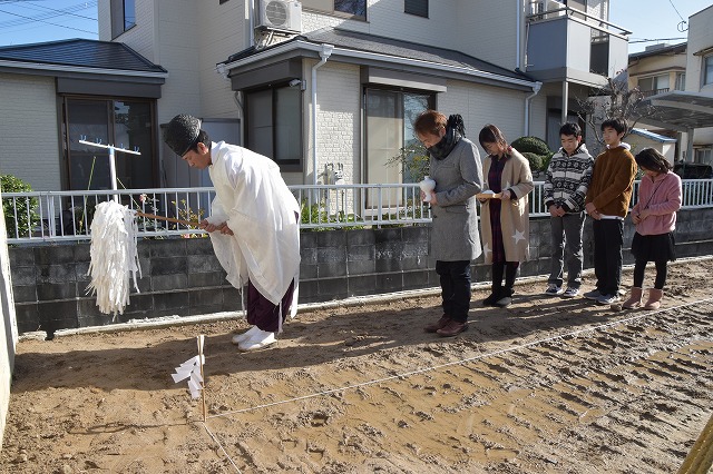 「福岡市南区15」注文住宅現場リポート①【地鎮祭】