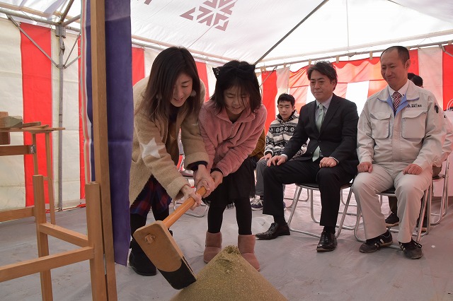 福岡市南区15　注文住宅建築現場リポート①　～地鎮祭～