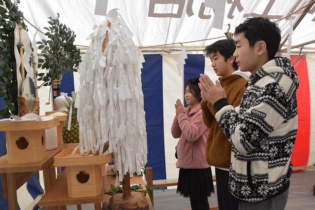 福岡市南区15　注文住宅建築現場リポート①　～地鎮祭～