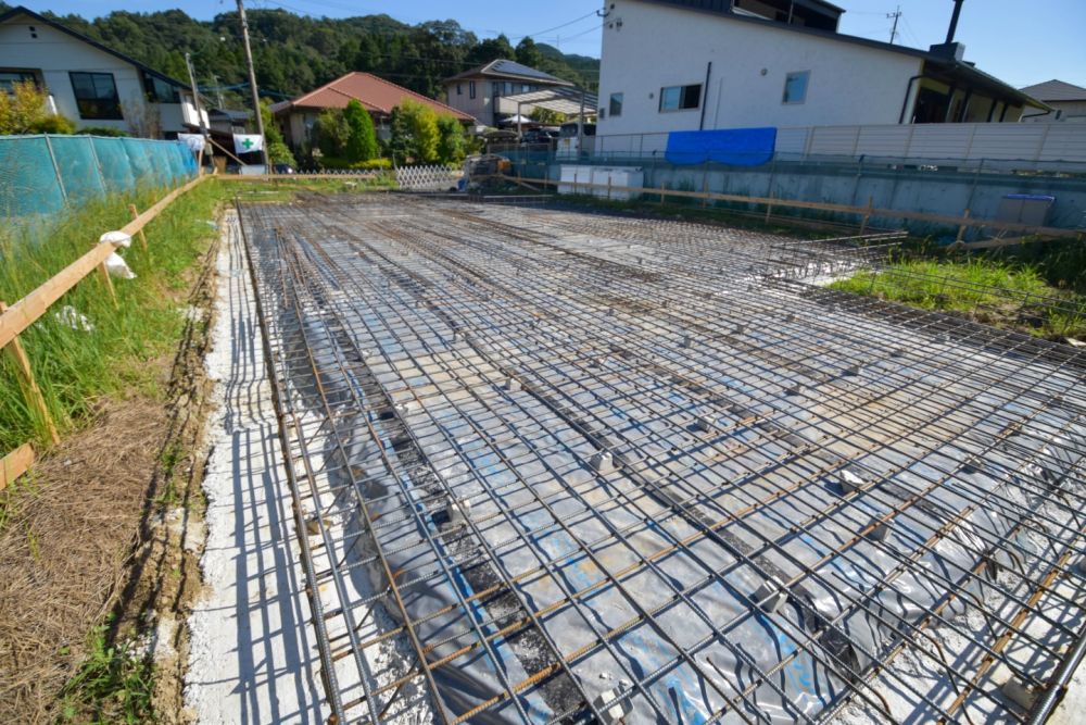 福岡県朝倉市01　注文住宅建築現場リポート③　～基礎工事・配筋～