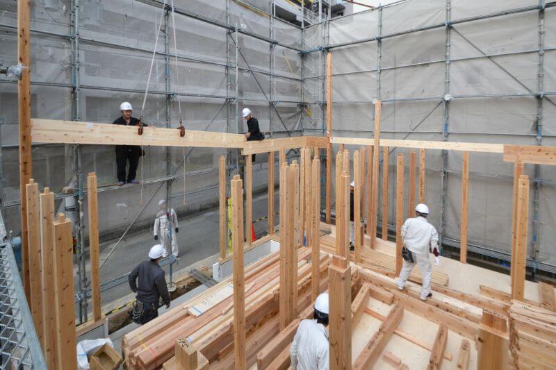 「福岡市中央区03」注文住宅現場リポート⑤【上棟式】