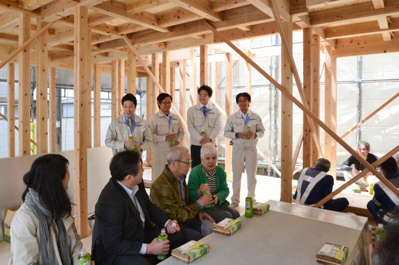 「福岡市中央区03」注文住宅現場リポート⑤【上棟式】