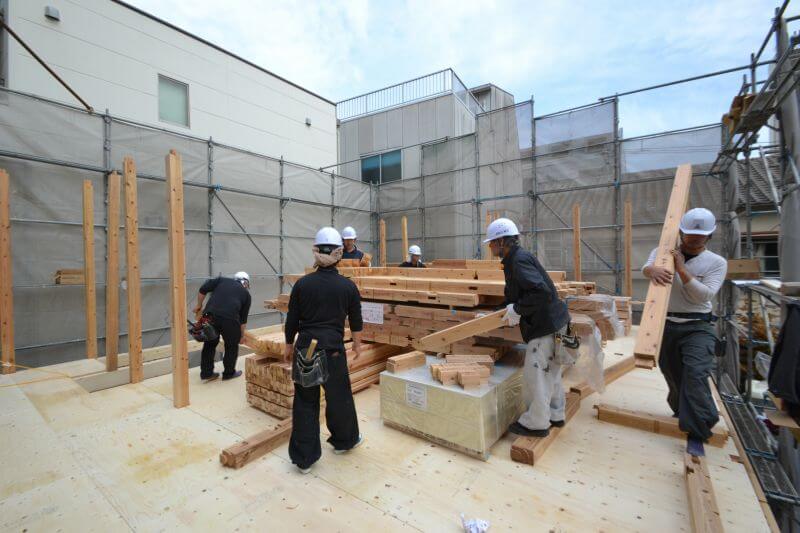 「福岡市中央区03」注文住宅現場リポート⑤【上棟式】