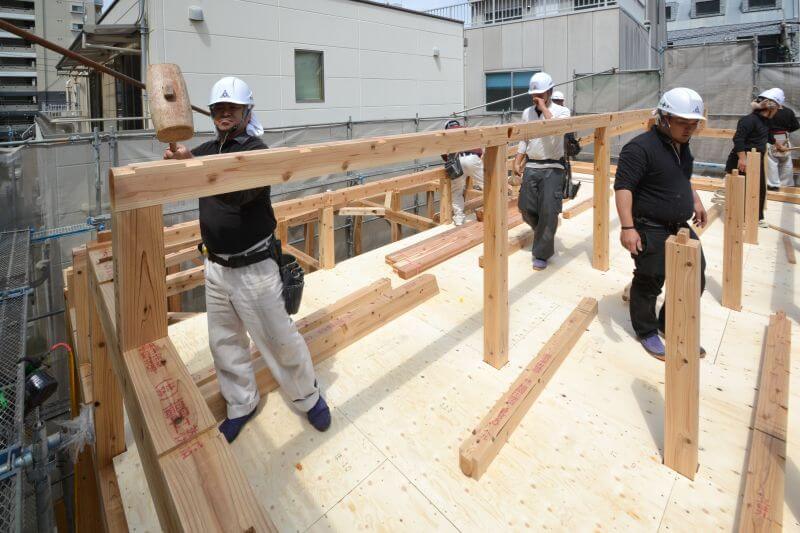 「福岡市中央区03」注文住宅現場リポート⑤【上棟式】