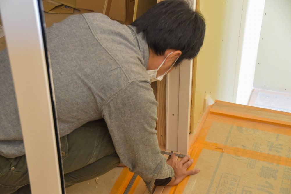 「古賀市06」注文住宅現場リポート⑧【木工事】【建具】