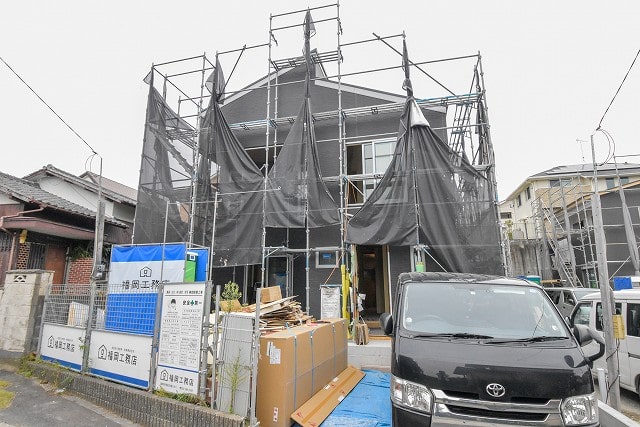 「福岡市南区老司02」注文住宅現場リポート⑪【内装工事】【キッチン】