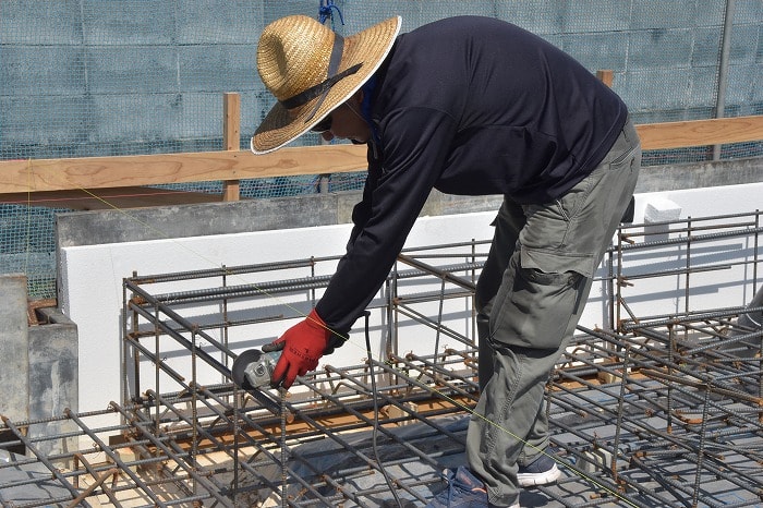 「朝倉郡筑前町中牟田01」注文住宅現場リポート②【基礎工事】【配筋】