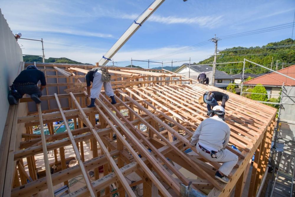 福岡県朝倉市01　注文住宅建築現場リポート④　～上棟式～