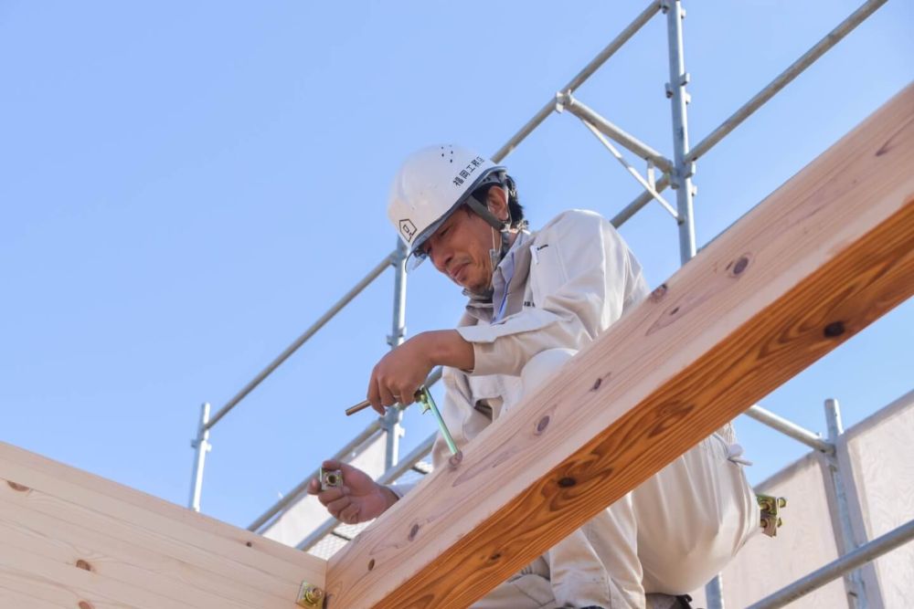 福岡県朝倉市01　注文住宅建築現場リポート④　～上棟式～