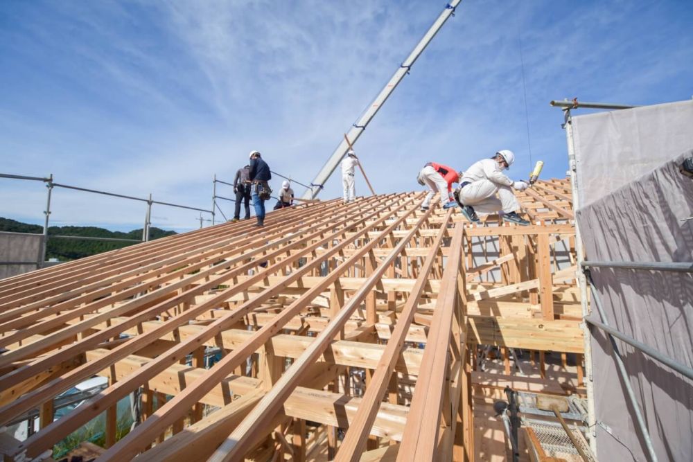 福岡県朝倉市01　注文住宅建築現場リポート④　～上棟式～