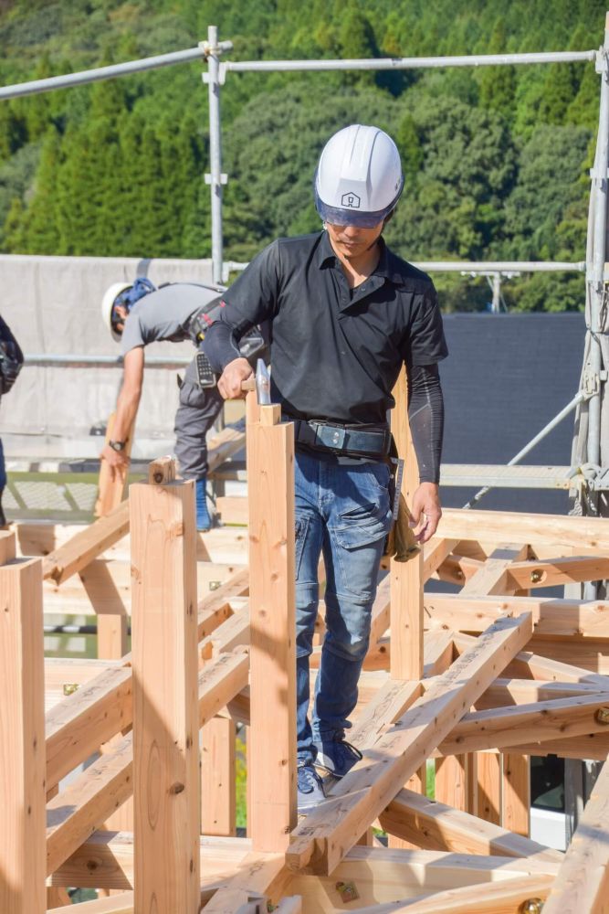 福岡県朝倉市01　注文住宅建築現場リポート④　～上棟式～