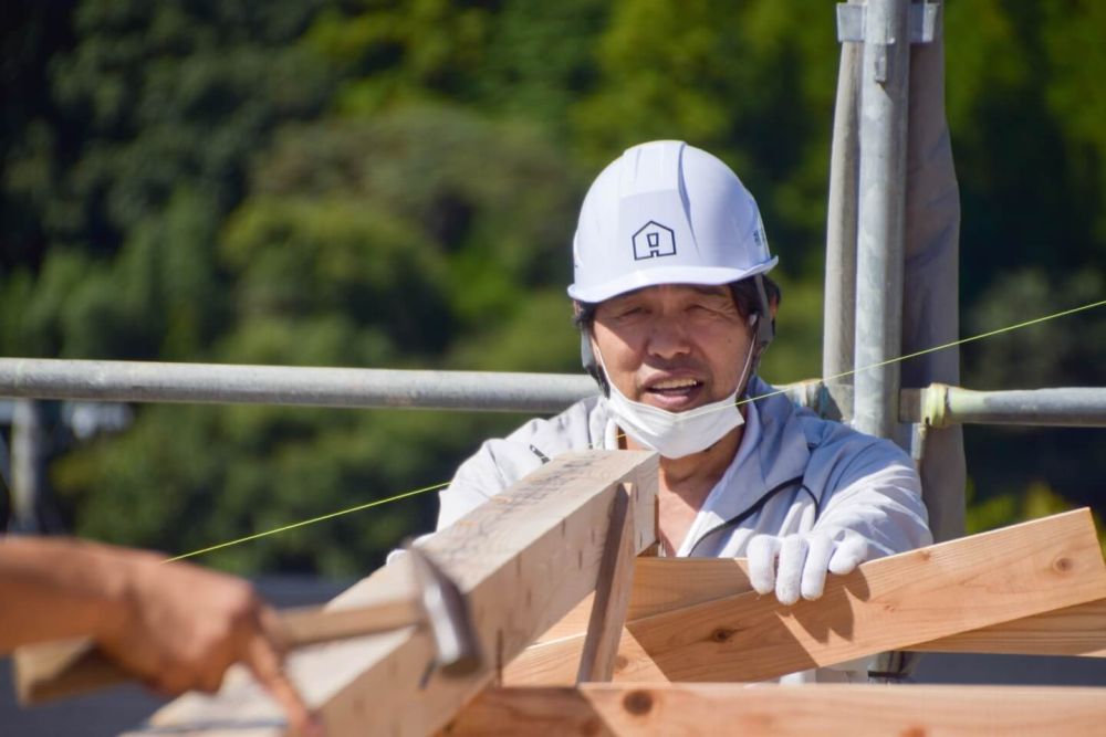 福岡県朝倉市01　注文住宅建築現場リポート④　～上棟式～