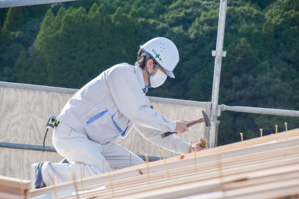 福岡県朝倉市01　注文住宅建築現場リポート④　～上棟式～