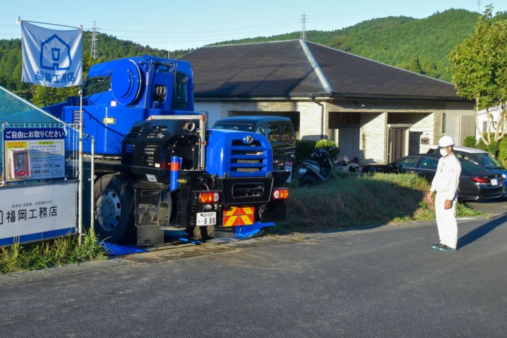 福岡県朝倉市01　注文住宅建築現場リポート④　～上棟式～