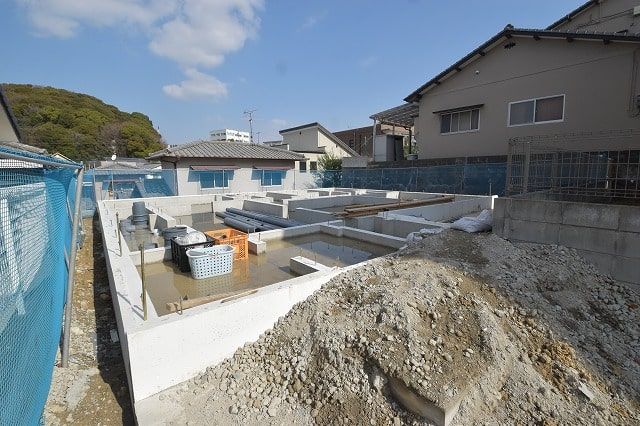 「福岡市南区13」注文住宅現場リポート④【基礎工事】【給排水】