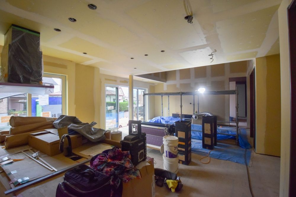 「福岡市早良区小田部02」注文住宅現場リポート⑧【内装工事】【クロス】