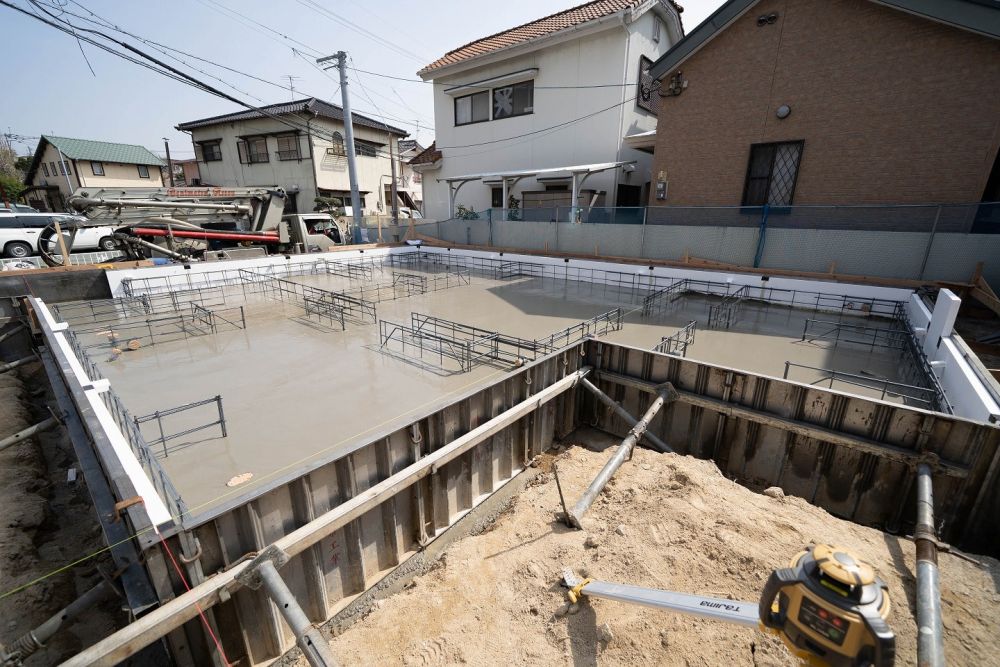 「福岡市南区21」注文住宅現場リポート③【基礎工事】【型枠】