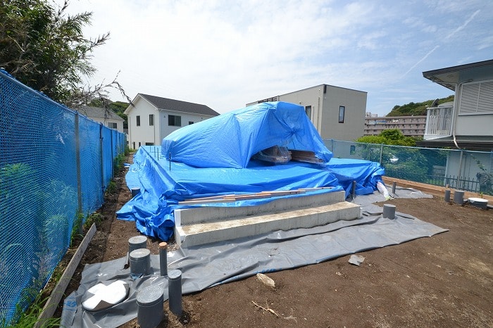 「福岡市早良区梅林02」注文住宅現場リポート④【木工事】【土台敷き】