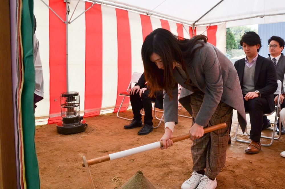 福岡県古賀市05　注文住宅建築現場リポート①　～地鎮祭～