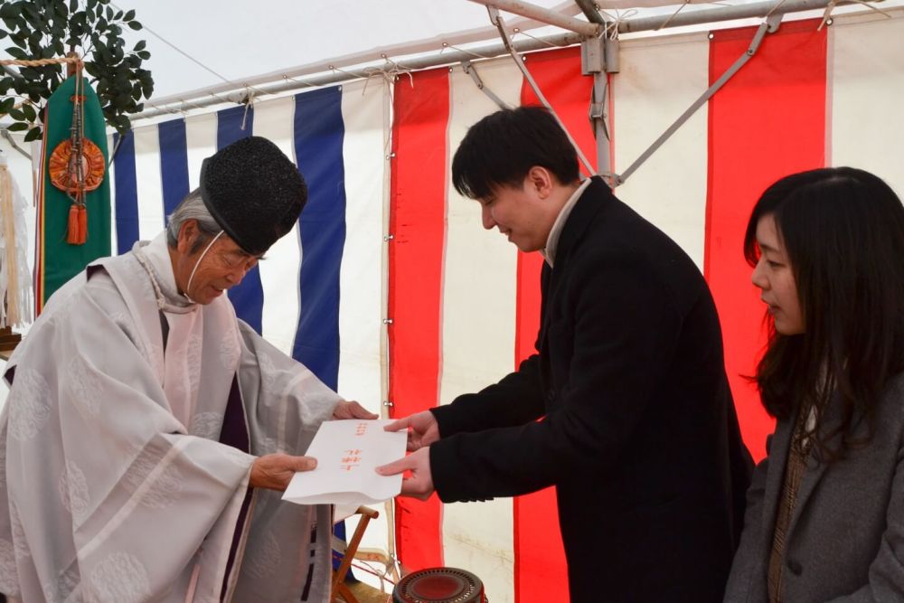 福岡県古賀市05　注文住宅建築現場リポート①　～地鎮祭～