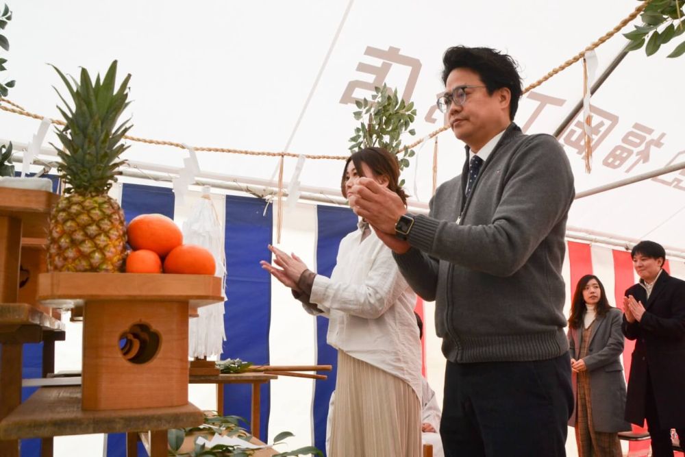 「古賀市05」注文住宅現場リポート①【地鎮祭】