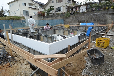 福岡市南区皿山01　注文住宅建築現場リポート③