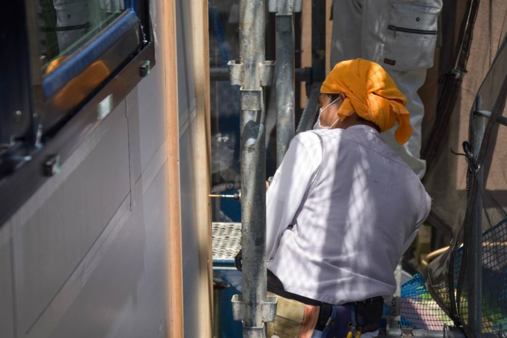 「太宰府市06」注文住宅現場リポート⑧【外装工事】【通期胴縁】