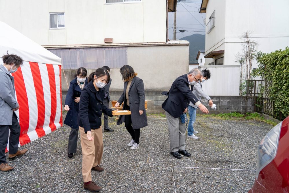 福岡県糸島市二丈深江01　注文住宅建築現場リポート①　～地鎮祭～