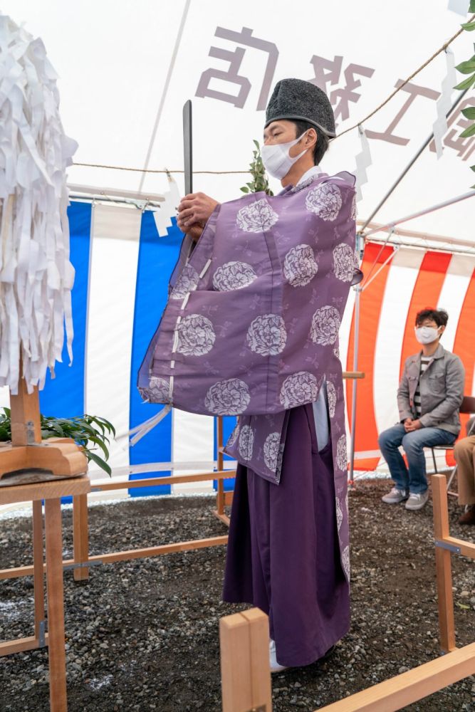 「糸島市二丈深江01」注文住宅現場リポート①【地鎮祭】