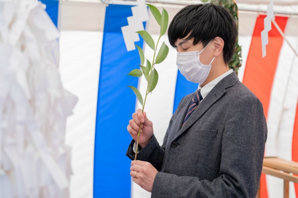 「糸島市二丈深江01」注文住宅現場リポート①【地鎮祭】