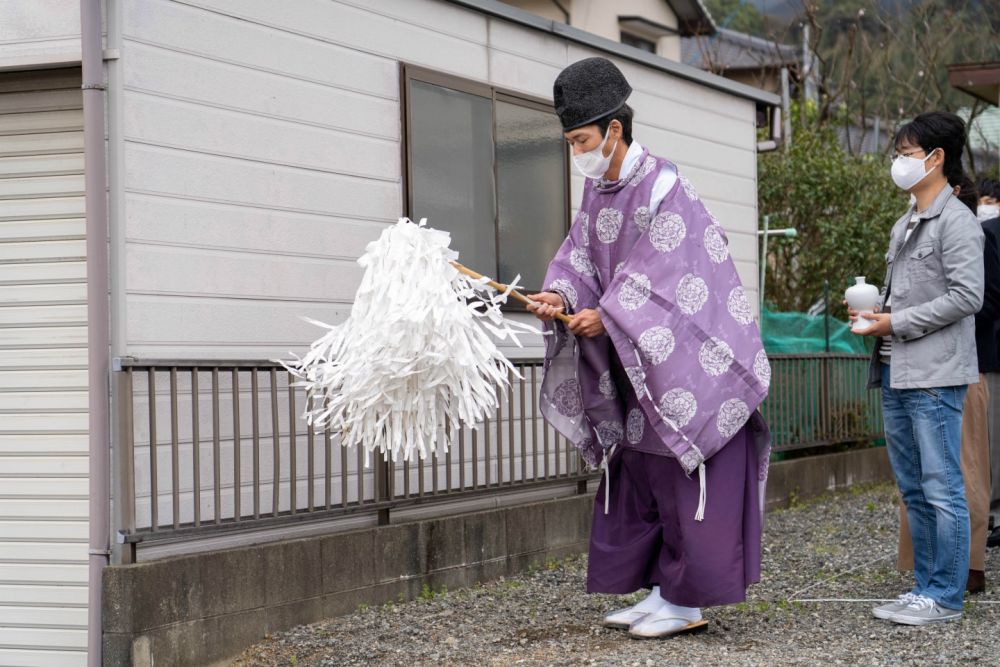 福岡県糸島市二丈深江01　注文住宅建築現場リポート①　～地鎮祭～