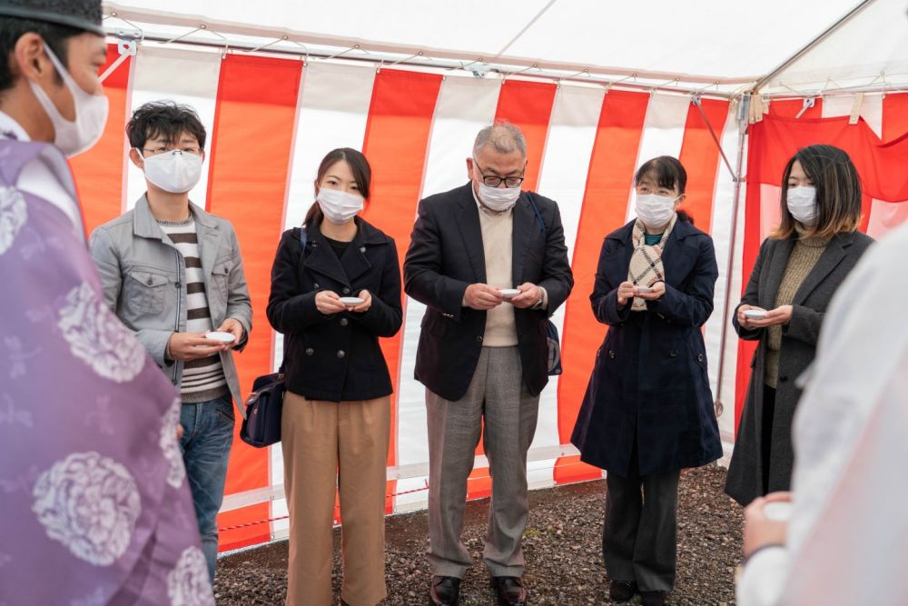 「糸島市二丈深江01」注文住宅現場リポート①【地鎮祭】