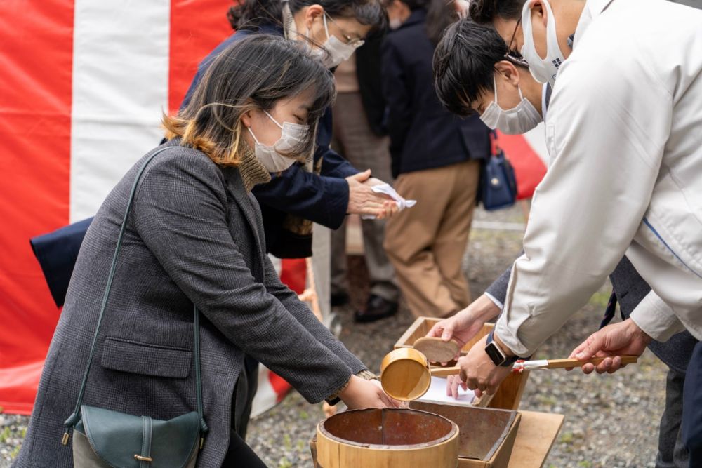 福岡県糸島市二丈深江01　注文住宅建築現場リポート①　～地鎮祭～