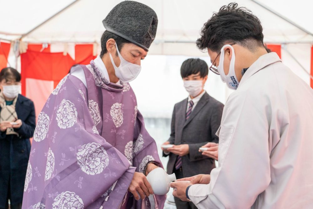 「糸島市二丈深江01」注文住宅現場リポート①【地鎮祭】