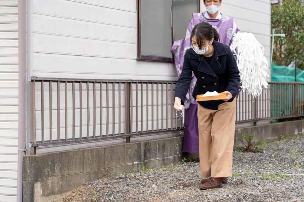 福岡県糸島市二丈深江01　注文住宅建築現場リポート①　～地鎮祭～