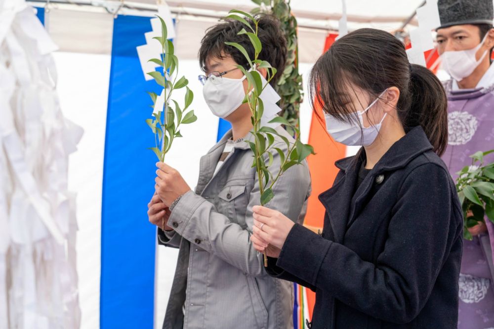 福岡県糸島市二丈深江01　注文住宅建築現場リポート①　～地鎮祭～