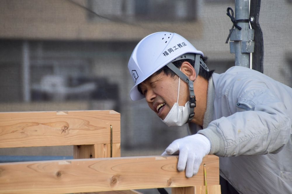 福岡市早良区06　注文住宅建築現場リポート④　～上棟式～